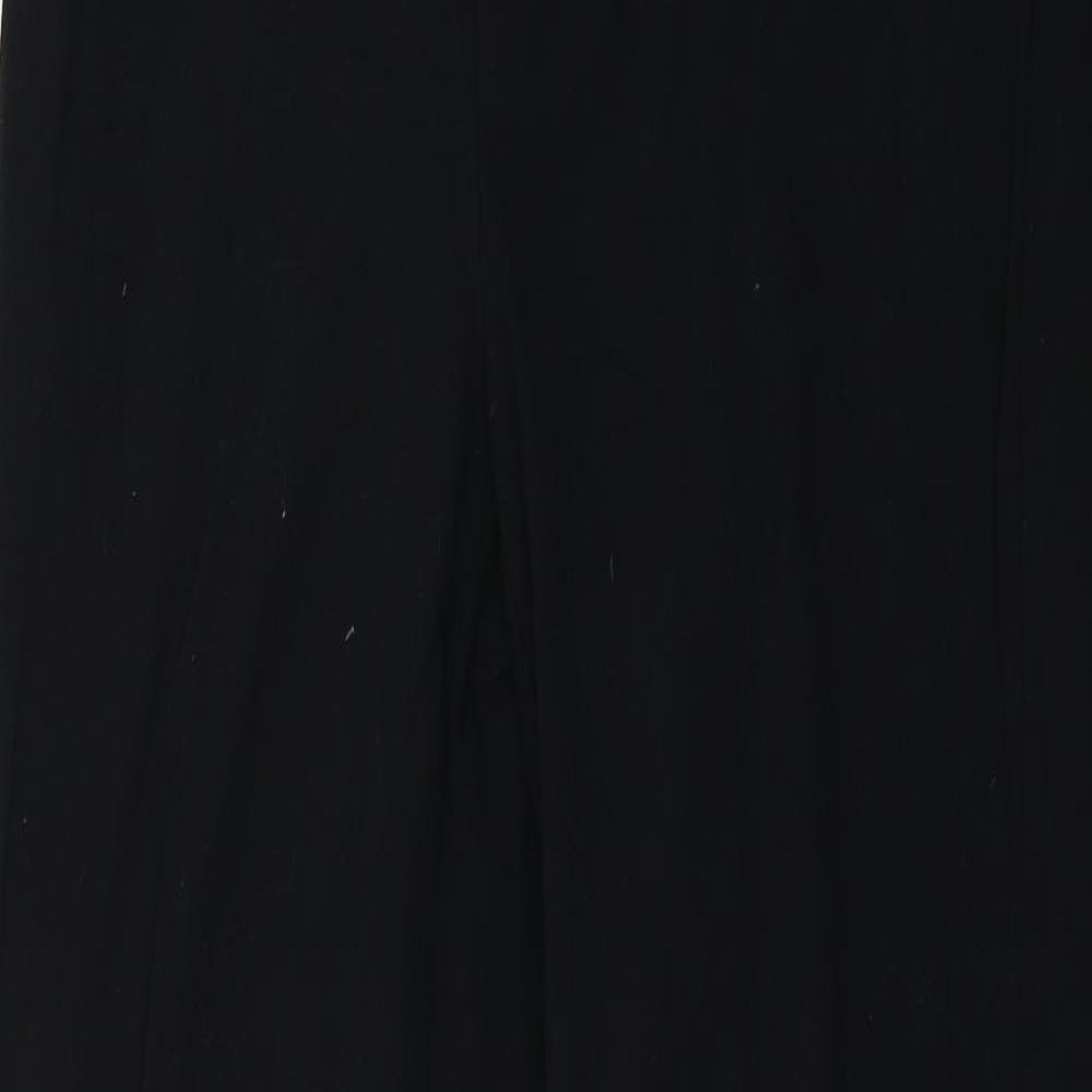 Womens UK Size 10 Marks and Spencer Regular Fit  Black Trousers