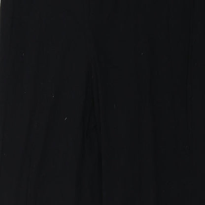 Womens UK Size 10 Marks and Spencer Regular Fit  Black Trousers