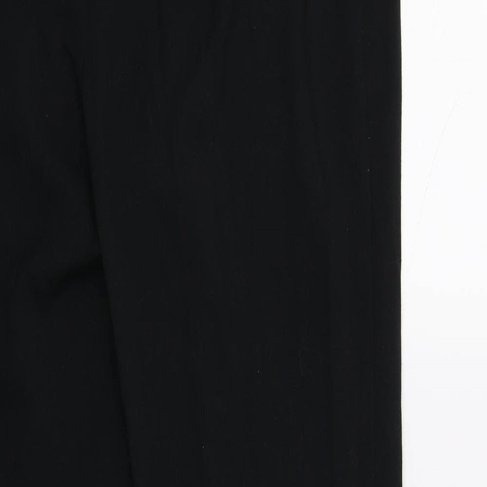 Womens UK Size 10 Marks and Spencer Regular Fit  Black Trousers