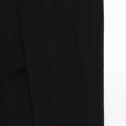 Womens UK Size 10 Marks and Spencer Regular Fit  Black Trousers
