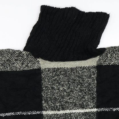 Womens UK Size One Size Preworn Black Cape Jumper
