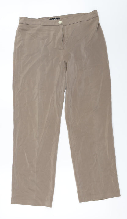 Ficelle Womens Beige   Trousers  Size 31 in L28 in