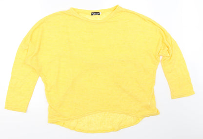 My Dress Room Womens Yellow   Pullover Jumper Size XL