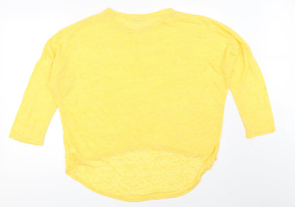 My Dress Room Womens Yellow   Pullover Jumper Size XL