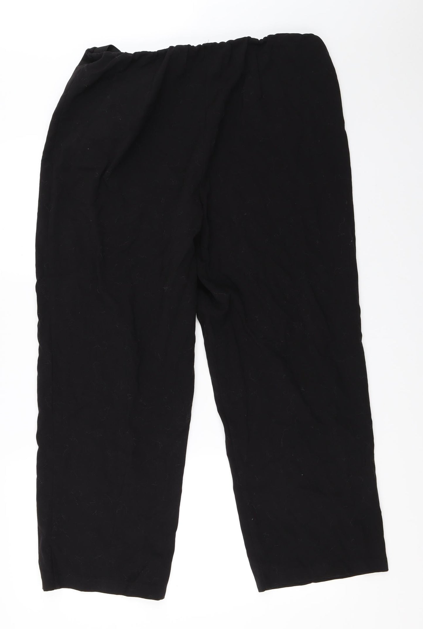 Constance Wood Womens Black   Trousers  Size 18 L27 in