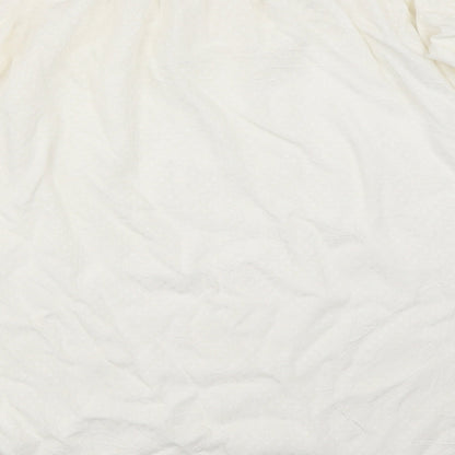 Womens UK Size 34 H&M White Basic Blouse