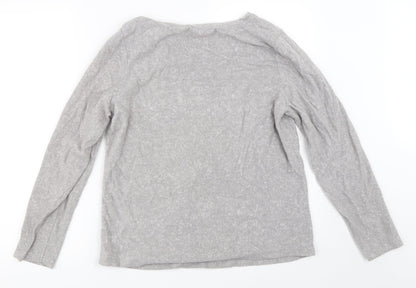 Me To You Womens Grey Solid  Top Pyjama Top Size 12  - christmas