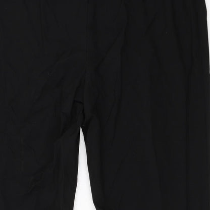 Womens UK Size 20 M&Co Regular Fit  Black Trousers