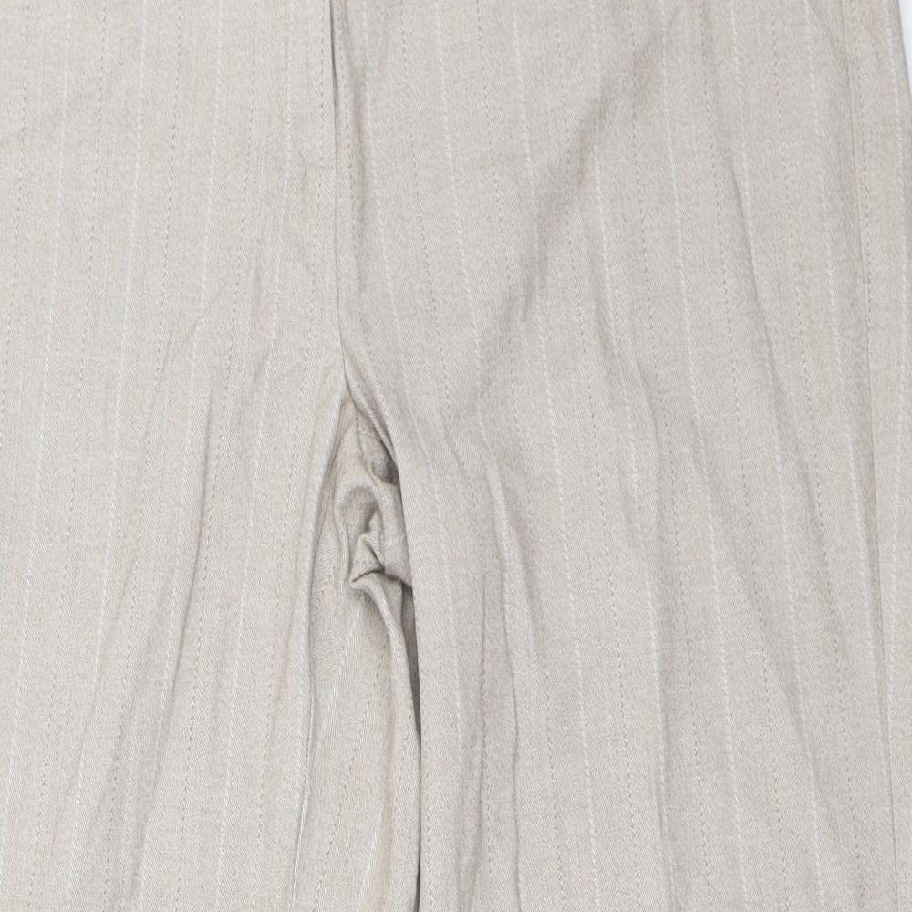 Womens UK Size 18 Marks and Spencer Regular Fit  Beige Trousers