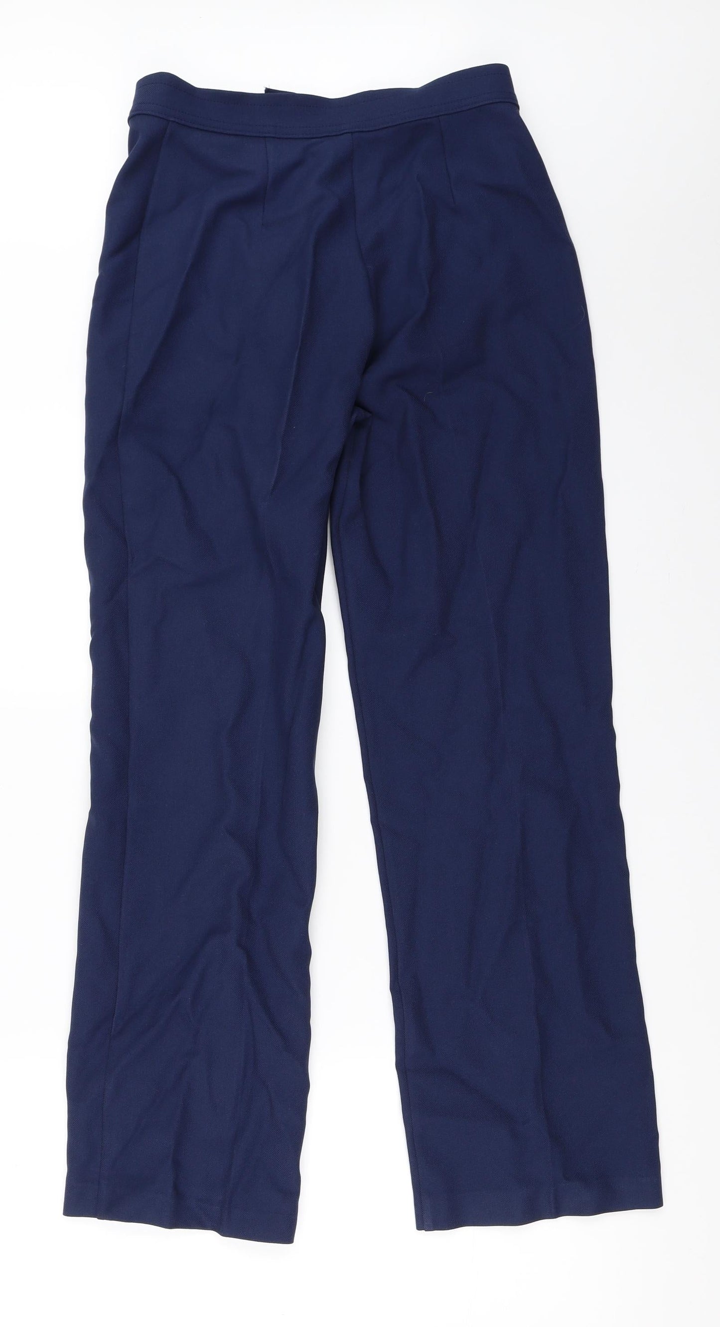 Womens UK Size 14 Preworn Regular Fit  Blue Trousers