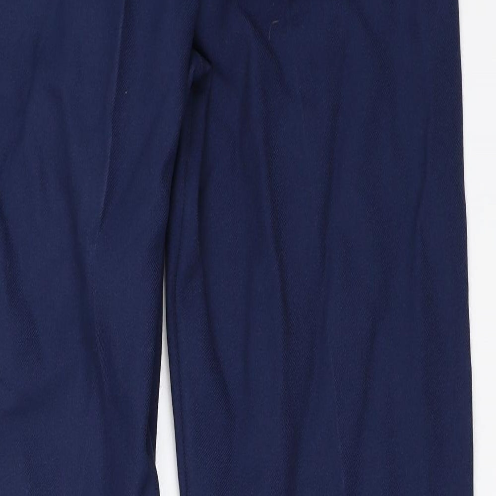 Womens UK Size 14 Preworn Regular Fit  Blue Trousers