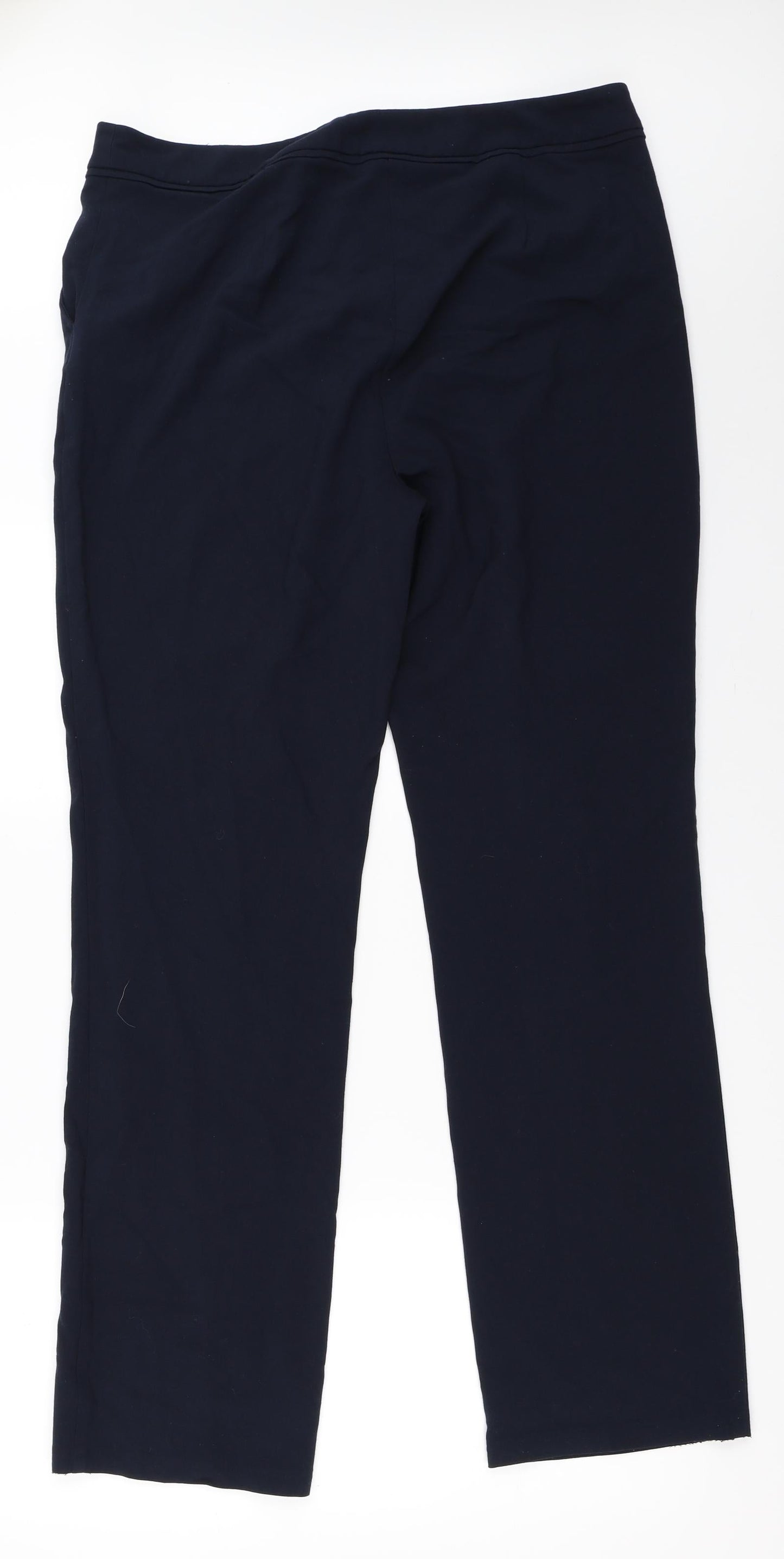 Marks and Spencer Womens Blue   Trousers  Size 14 L32 in