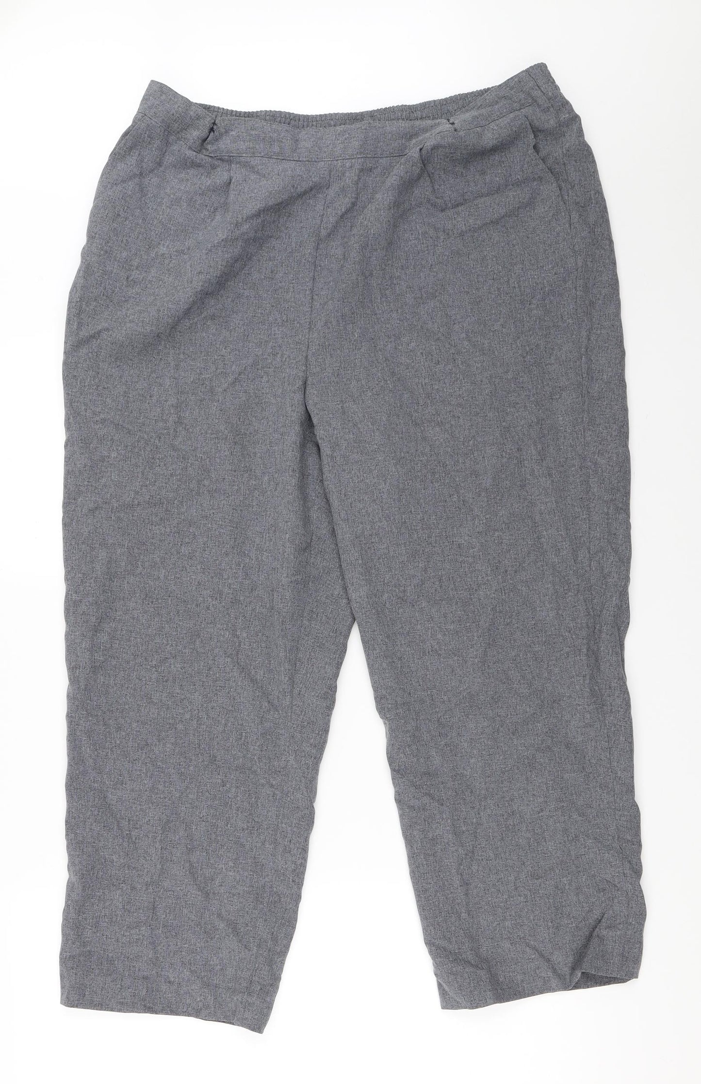 Bonmarché Womens Grey   Trousers  Size 18 L25 in