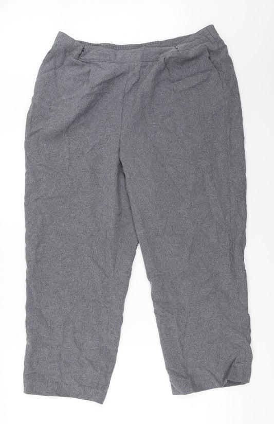 Bonmarché Womens Grey   Trousers  Size 18 L25 in