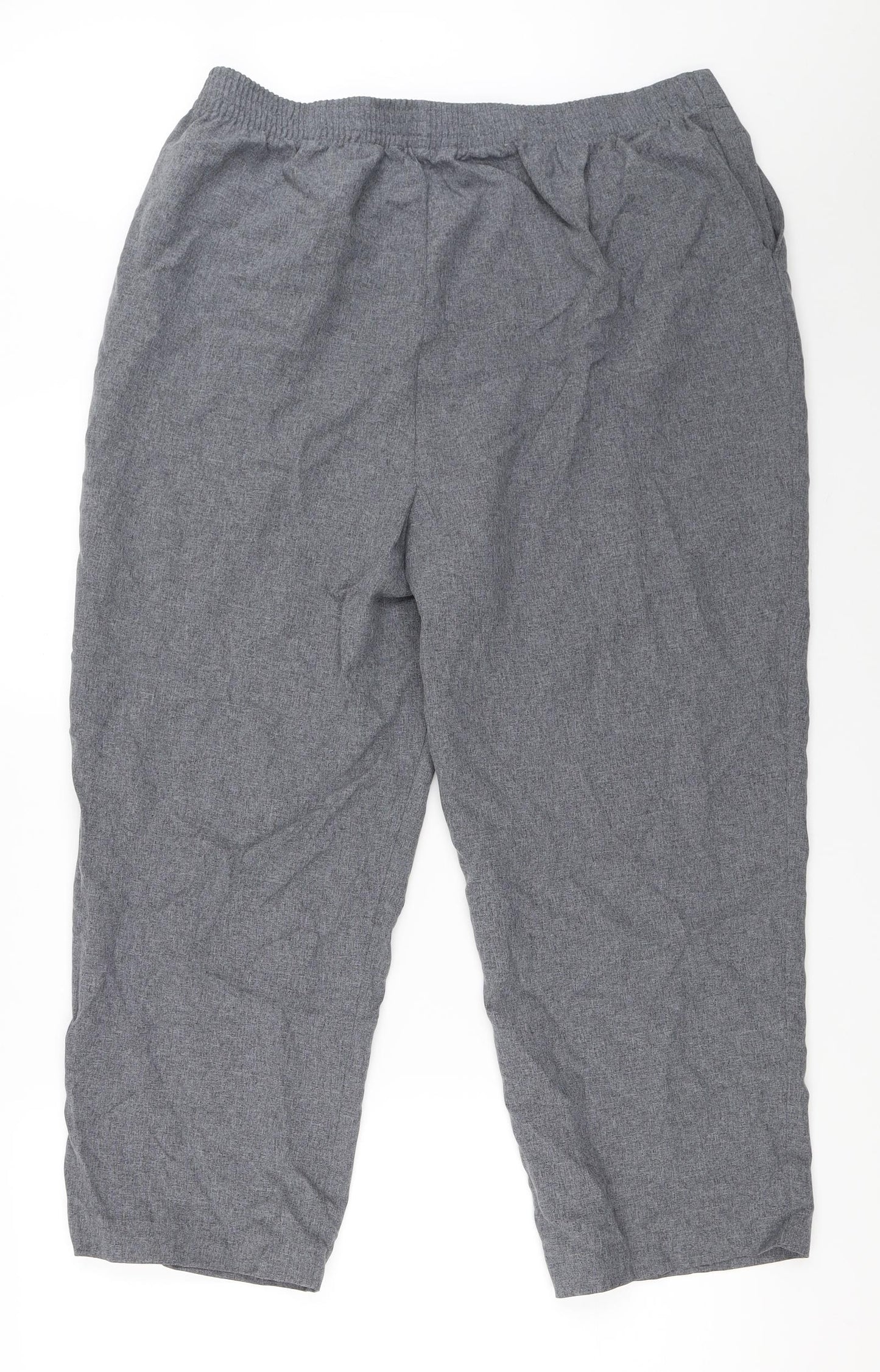 Bonmarché Womens Grey   Trousers  Size 18 L25 in