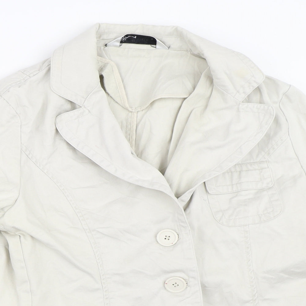 Womens UK Size 12 BHS Beige Jacket