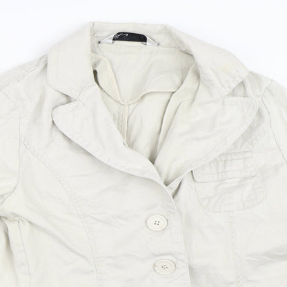 Womens UK Size 12 BHS Beige Jacket