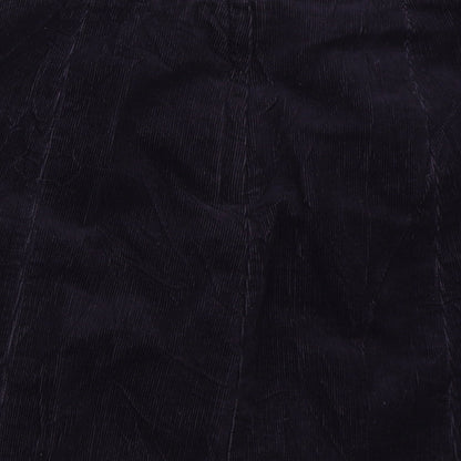 H&M Womens Blue  Corduroy A-Line Skirt Size 8
