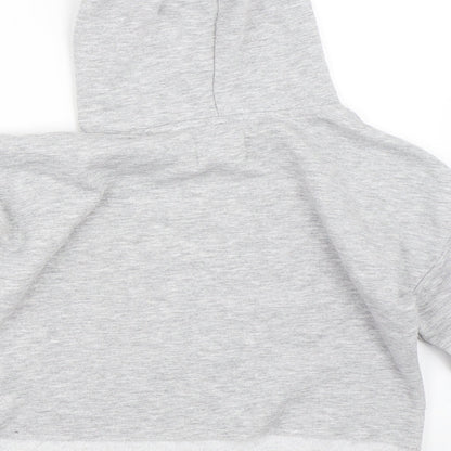 Matalan Girls Grey   Pullover Hoodie Size 9 Years