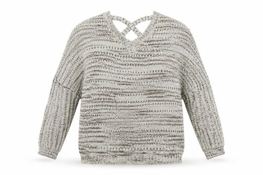 Womens UK Size One Size Millenium Beige Pullover Jumper