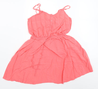 H&M Womens Pink   Fit & Flare  Size 36