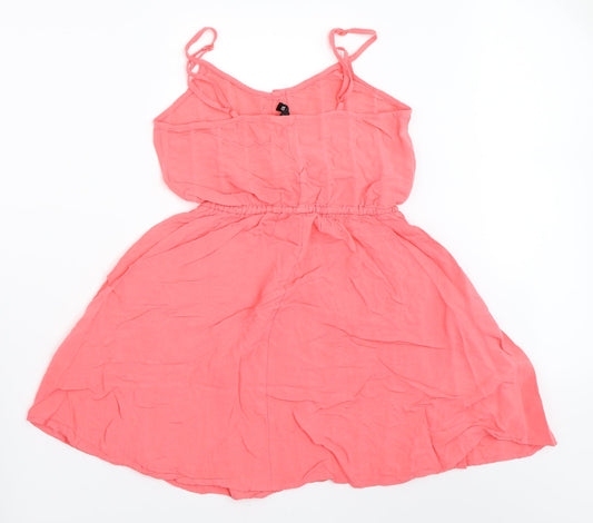 H&M Womens Pink   Fit & Flare  Size 36