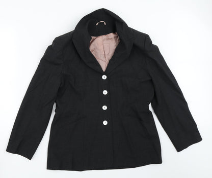 Principles Womens Grey   Jacket Blazer Size 14