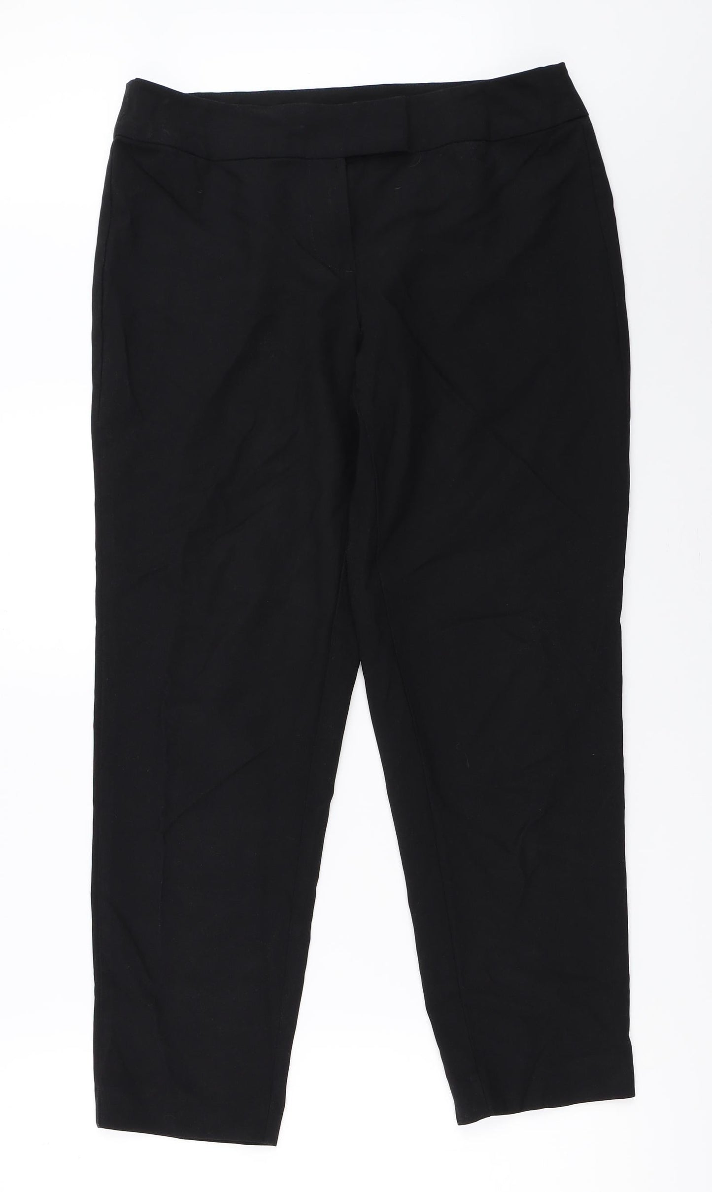 George Womens Black   Trousers  Size 12 L27 in