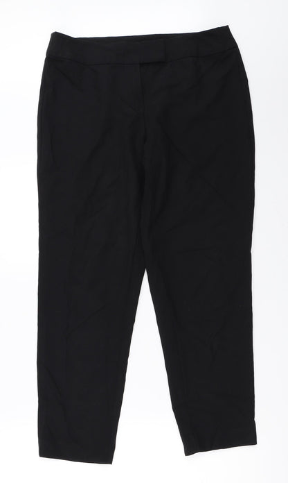 George Womens Black   Trousers  Size 12 L27 in