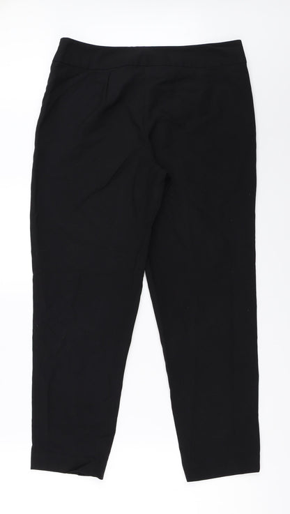 George Womens Black   Trousers  Size 12 L27 in