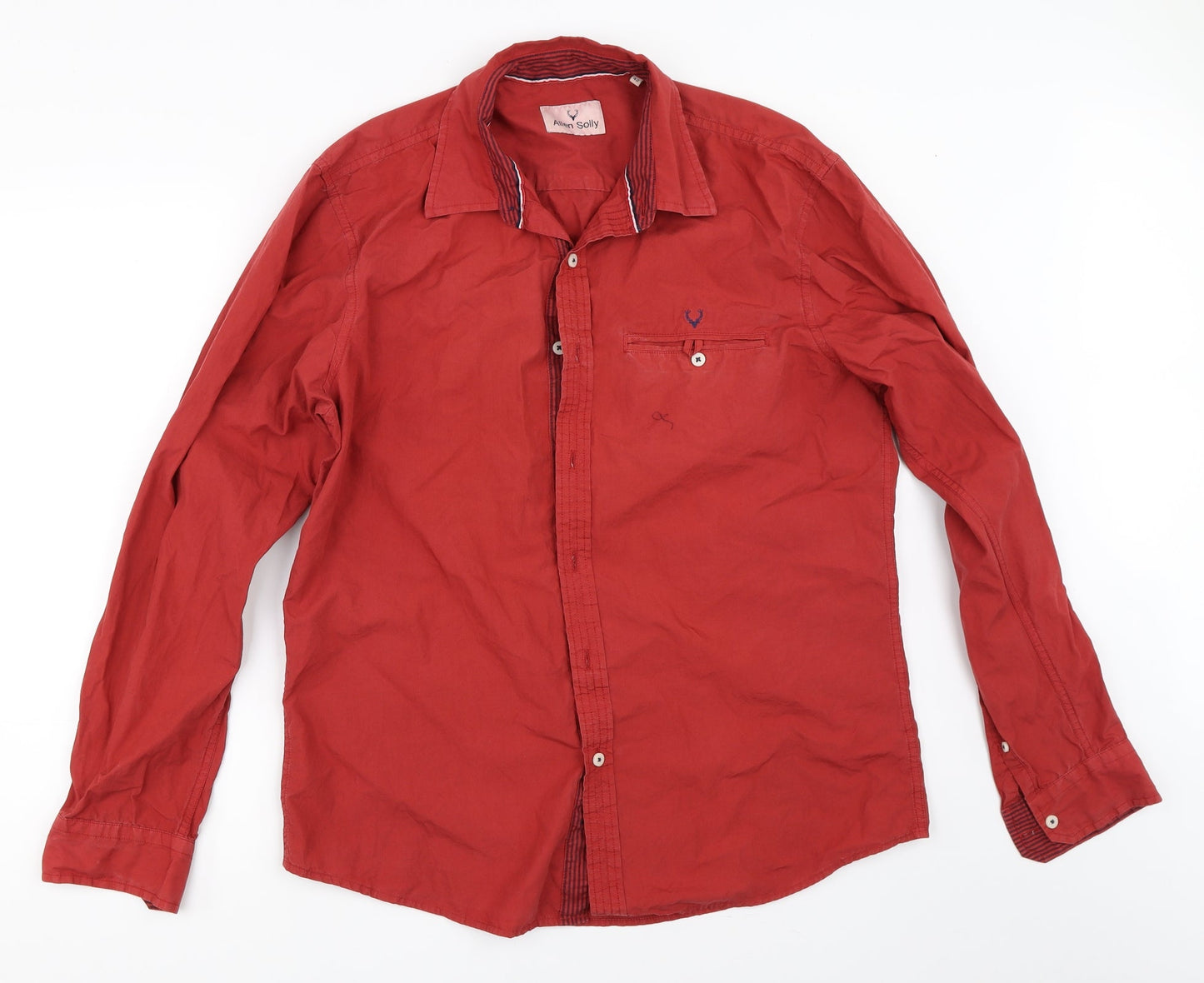 Allen Solly Mens Red    Button-Up Size 42