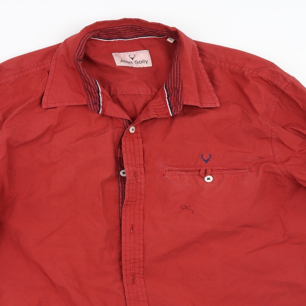 Allen Solly Mens Red    Button-Up Size 42