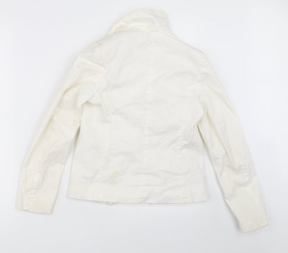 Iepetto Girls White   Jacket  Size 12 Years