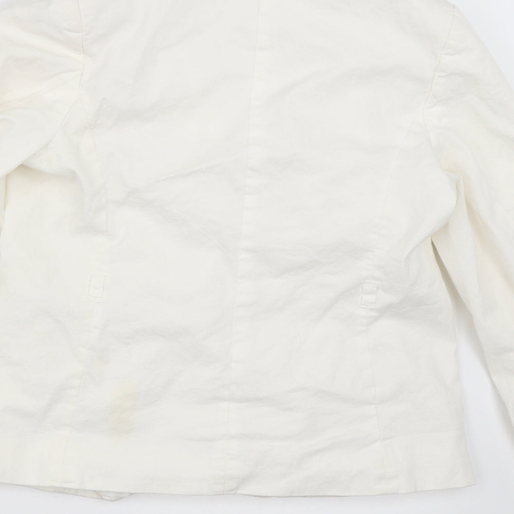 Iepetto Girls White   Jacket  Size 12 Years