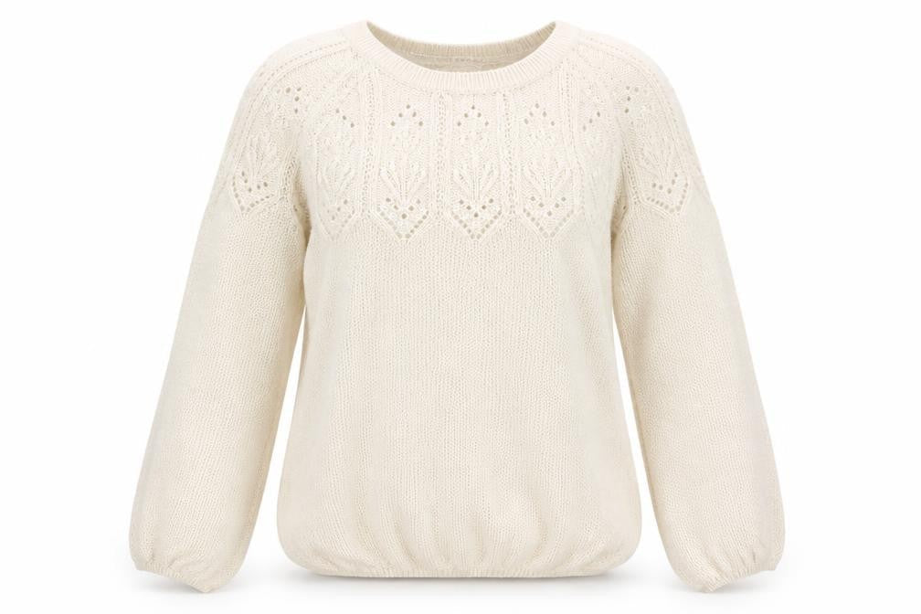 Womens UK Size 12 Marks and Spencer Beige Pullover Jumper