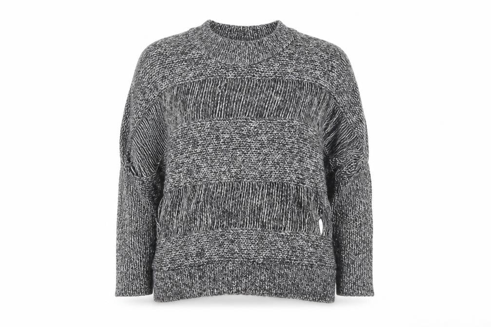 Womens UK Size 10 New Look Silver Pullover Jumper