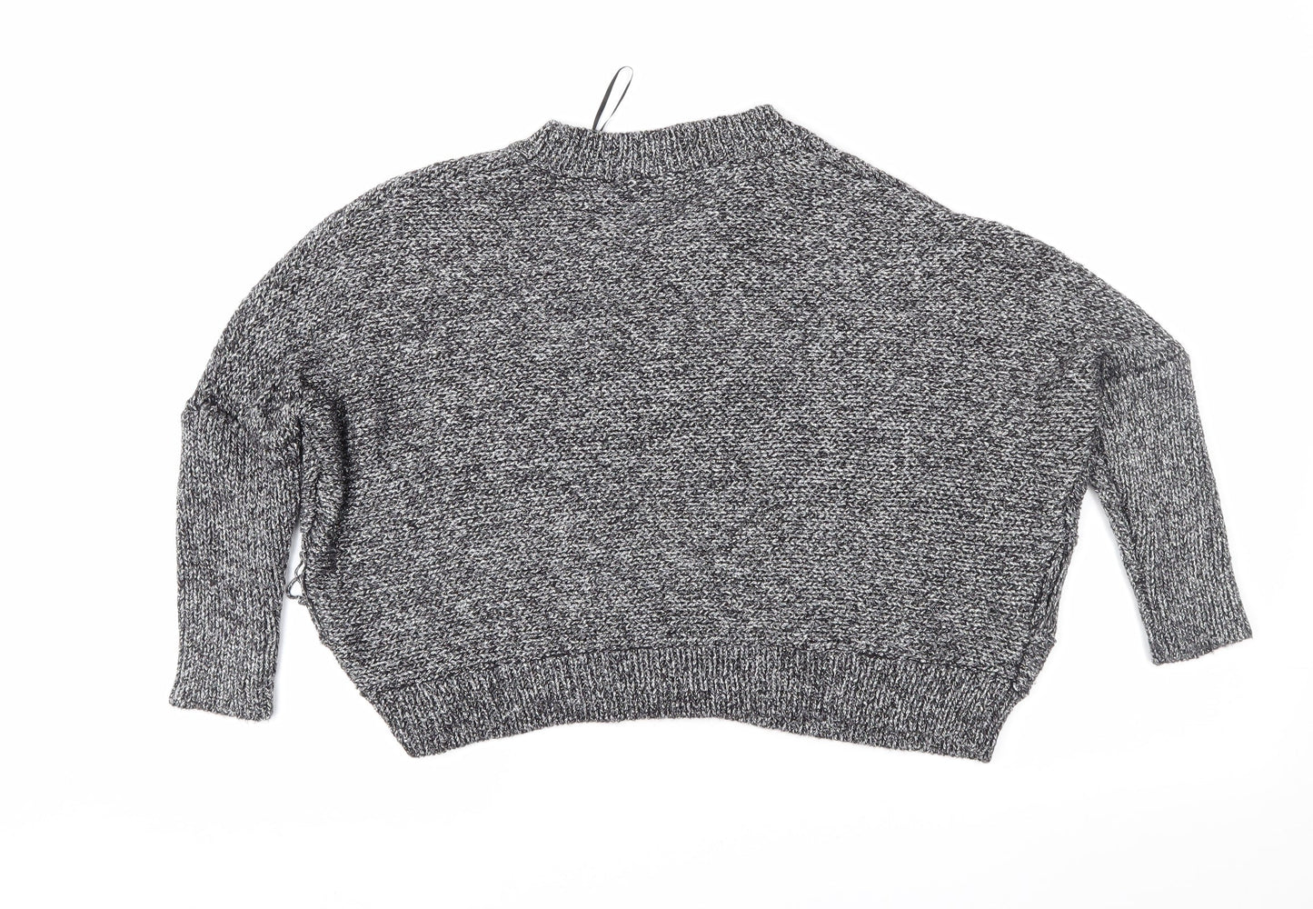 Womens UK Size 10 New Look Silver Pullover Jumper
