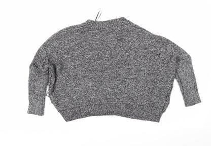 Womens UK Size 10 New Look Silver Pullover Jumper