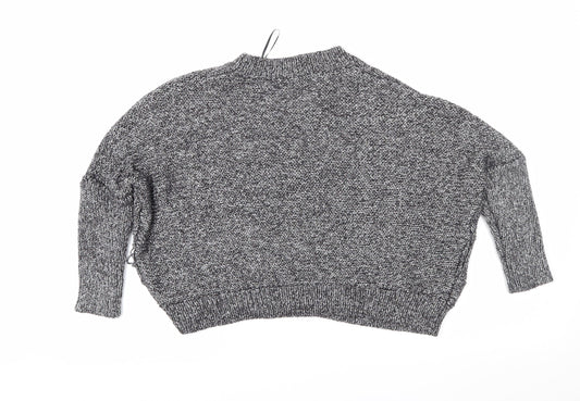Womens UK Size 10 New Look Silver Pullover Jumper