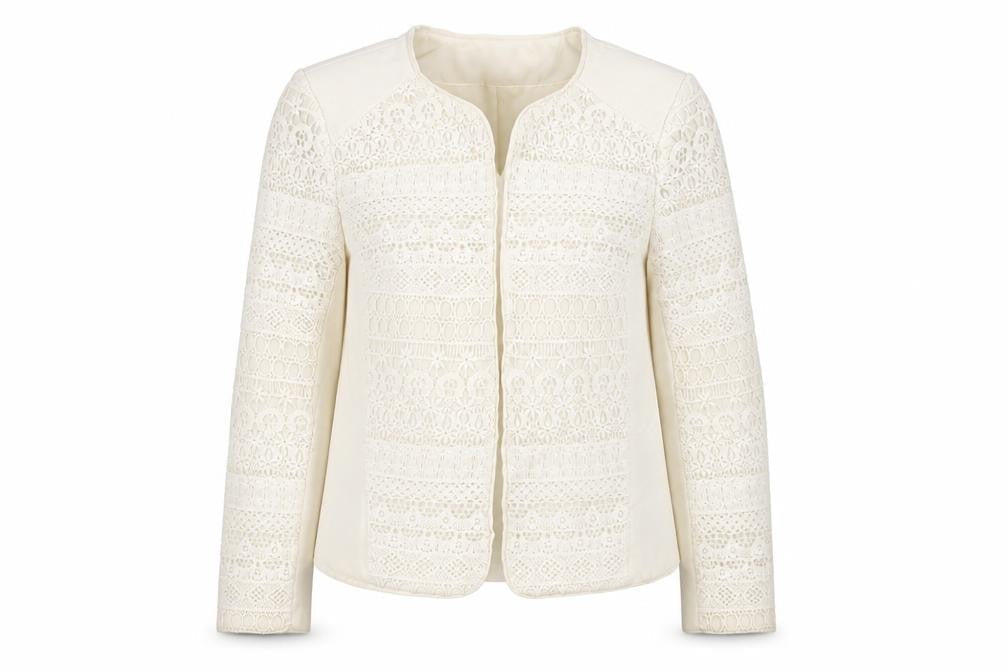 Womens UK Size 4 H&M Ivory Jacket