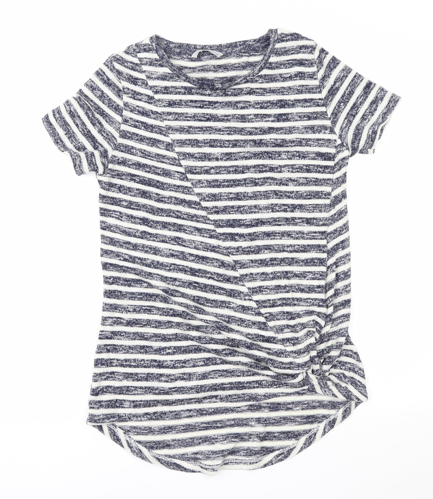 TU Womens Blue Striped  Pullover Jumper Size 10