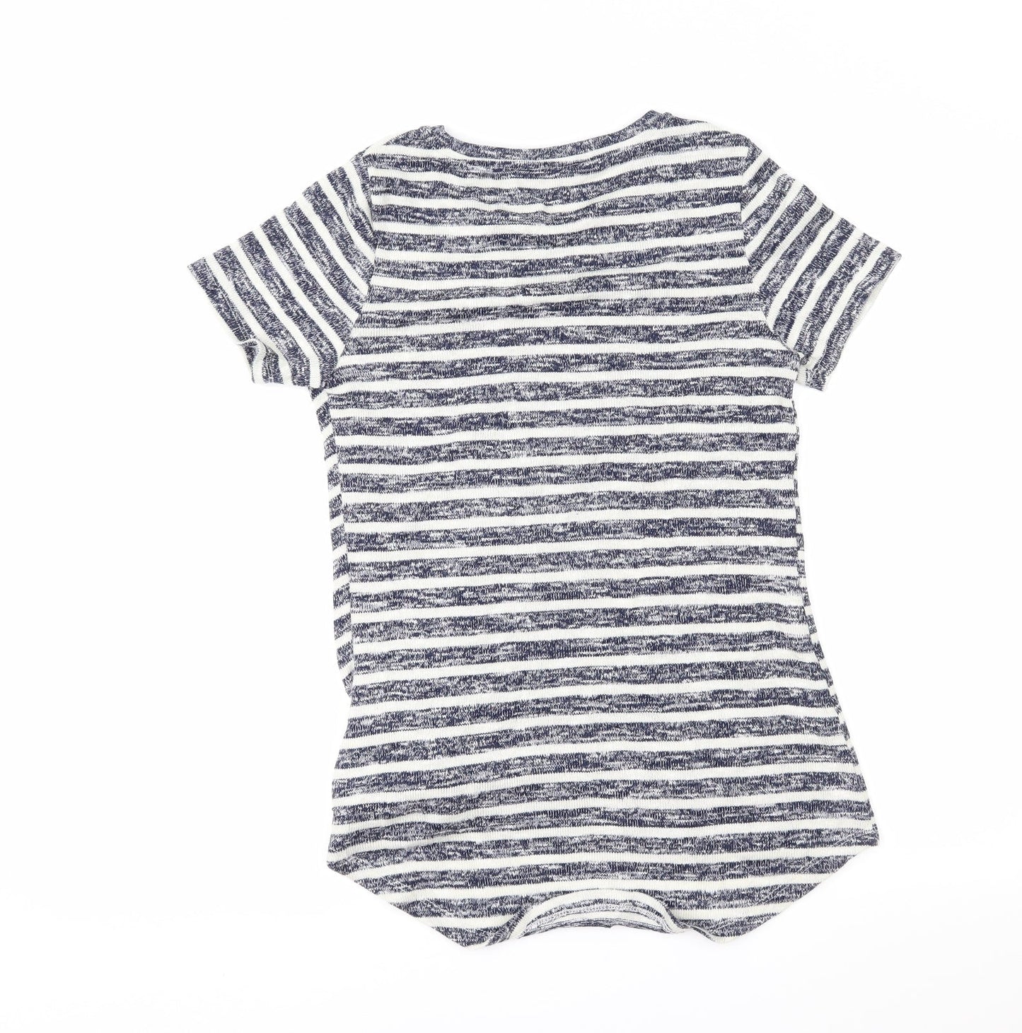 TU Womens Blue Striped  Pullover Jumper Size 10