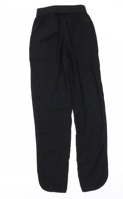 Womens UK Size 4 H&M Regular Fit  Black Trousers