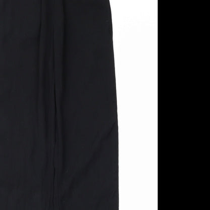 Womens UK Size 4 H&M Regular Fit  Black Trousers