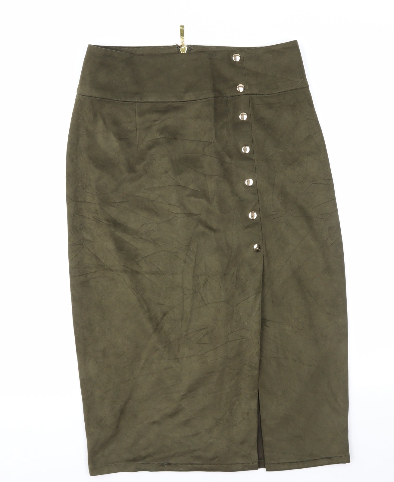 Mistress Rocks Womens Green   Straight & Pencil Skirt Size M