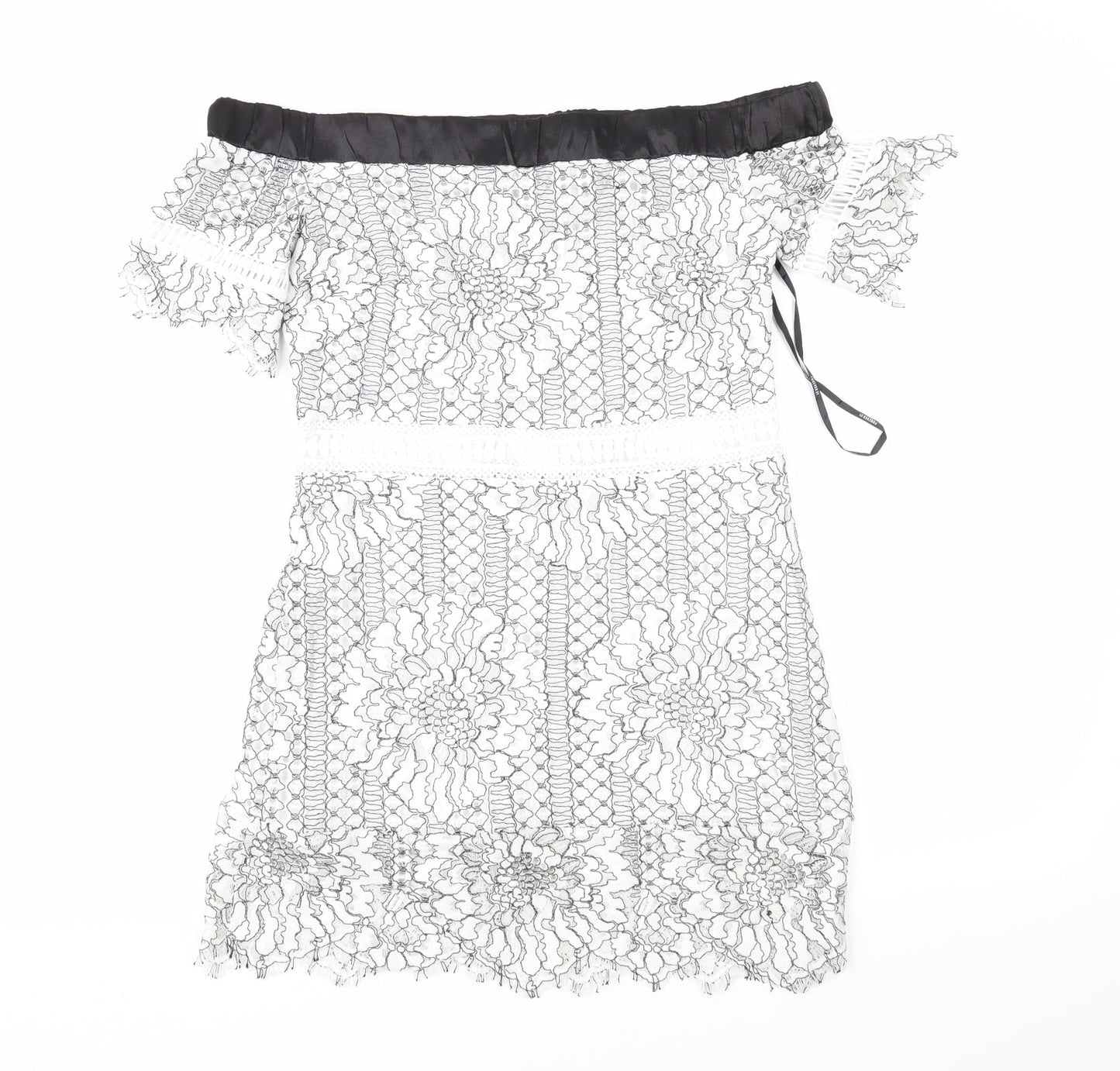 FOREVER 21 Womens White Floral Lace Shift  Size S