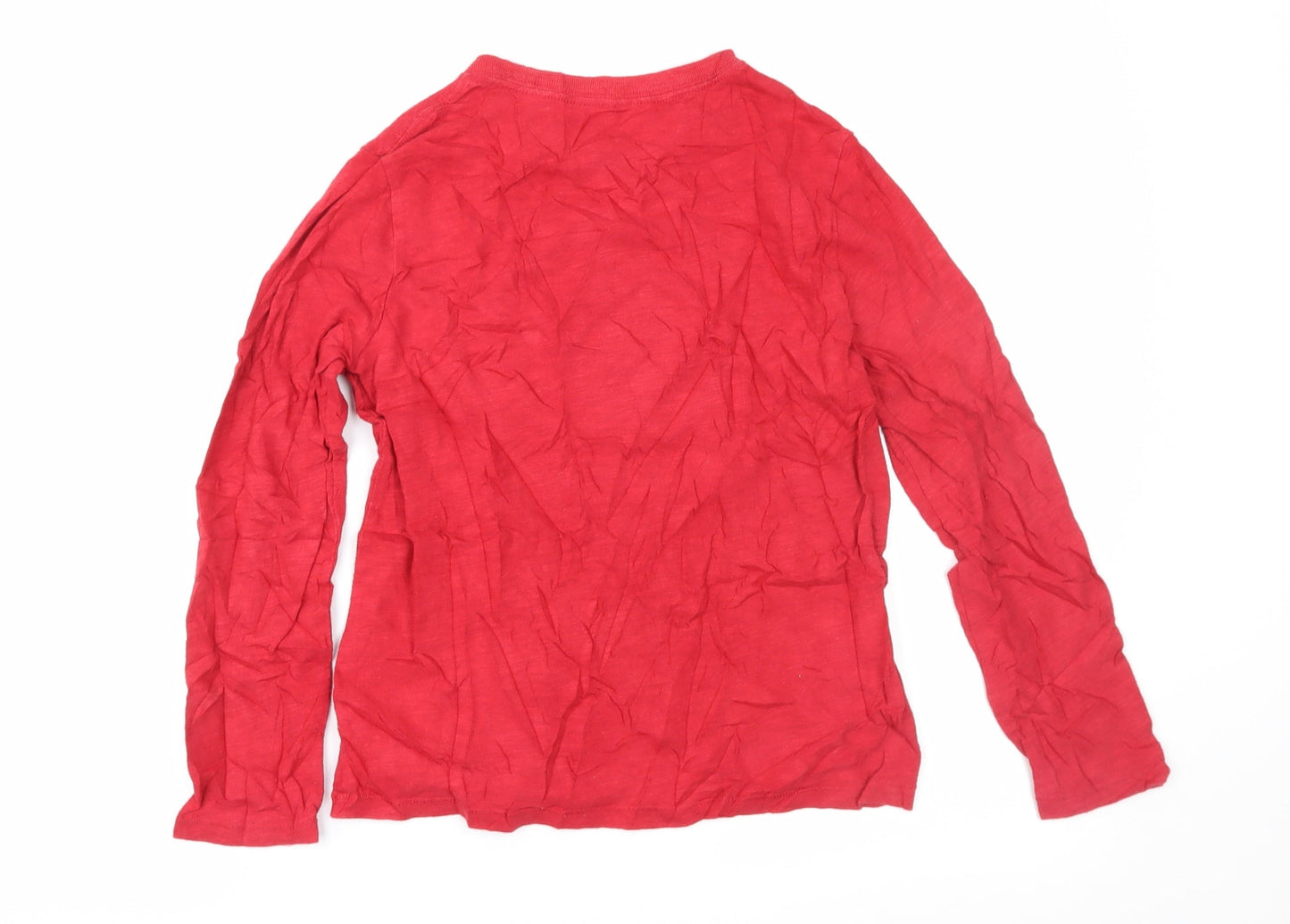 Gap Boys Red   Basic T-Shirt Size 8-9 Years