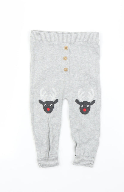 Very Boys Grey   Sweatpants Leggings Size 6-9 Months