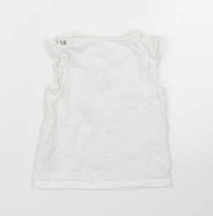 Me To You Girls White   Basic T-Shirt Size 9-12 Months
