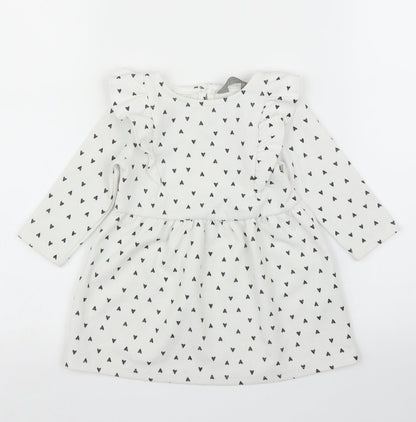 Primark Girls White   A-Line  Size 6-9 Months